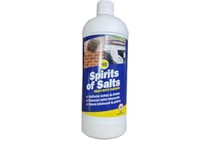 DTD QUALITY MATTERS 2x 500ml Traditional Spirit of Salt Multi-Purpose Drain Cleaner Dissolves Effectively Unblock Toilets & Drains Unblocker Remove Stubborn Limescale Buildup In Toilets