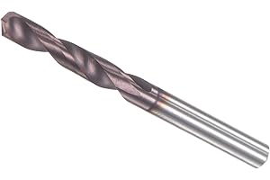 CoCud Duro Carburo Trapano Punta, 3.2mm Diametro, AlTiSin Rivestito K45/P10 Tungsteno Carburo Torsione Trapano Punte per Indurito Acciaio Inossidabile Acciaio Lega, 1-Pezzo