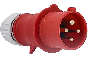 as - Schwabe Fiche CEE 400V, 32A, 4 Broches IP44 Industrie, Chantiers | 60572