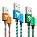 Produktbild iPhone Ladekabel Aione iPhone Kabel [3 Stück 2m ] Schnellladung Nylon Geflochtenes USB Kabel [ MFi Zertifiziert] Kompatibel mit iPhone X/XS/ 8/8 Plus/ 7/7 Plus, 6S/6S Plus/5S/5/ipad