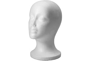 Bismarckbeer femmina Styrofoam schiuma Mannequin Head Model parrucche cappello espositore