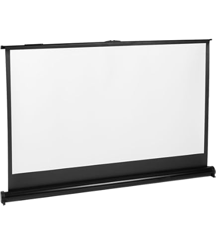 QSPNVFB Écran De Projection De Table Mobile, Portable Rideau