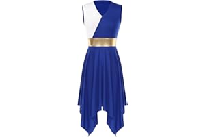 Aislor Justaucorps Gymnastique Femme Robe Danse Latine Tango Spectacle Ballet Robe Danse Lyrique Chacha Moderne Robe de Bal Danse Contemporaine Dancewear