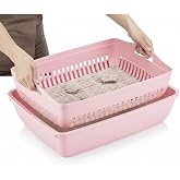 Flex Elek ve Alt kum kabı, Kapalı ve A&ccedil;ık Kedi Tuvaleti Uyumlu, 37,5x50x13 cm