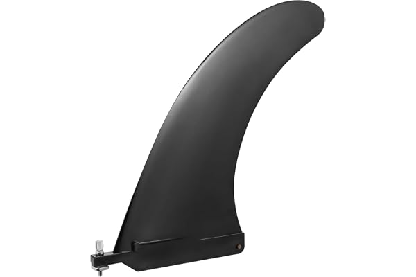 Zocipro Universal Sup Fans, 9 Tums Avtagbar Surfbräda, Fena, Uppgraderad Förstärkt Nylon Center Fin, Uppblåsbar Kajak