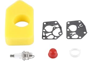 RAGUSO Kit di sostituzione della candela del filtro dell'aria della guarnizione del diaframma del carburatore per Briggs & Stratton 272372, 281028, 495770, 795083 Kit di guarnizioni per motori di piccole dim