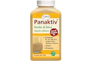 DR. METZ Panaktiv® - Lievito di birra liquido, 500 ml • vitamine B1, B2, B6, B12, acido folico, biotina, niacina, potassio, zinco • qualità dal 1950 • prodotto in Germania