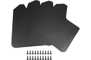 Dovhmoh 4Pcs Universal Mud Flaps for Car Pickup Van Truck Mudflaps Mudguards Splash Guards with Screw, 278471