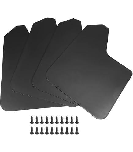 Jeu De Bavettes/garde-boue Avant Pour Dacia Sandero Stepway 2012-2024 - Compatible Gauche - Plastique Lavable - Neuf