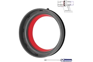 QiNu Joint d'étanchéité pour Dyson V11, Anneau d'étanchéité Fixe de Rechange pour Dyson V15, Bague d'étanchéité Fixe au Sommet de Poubelle à Poussière pour Dyson V11 V15 SV14 SV15 SV22 Aspirateur.