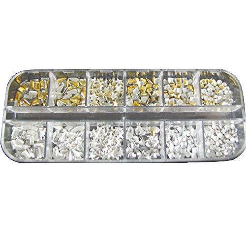 300pcs Punk 3D Acrylic Nail Studs Decorations Alloy Art Rivet Spikes DIY Spots