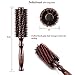 Kaiercat Natural Boar Bristles Hair Brush Pairs Round Curling Combs (Diameter 2 Inch+1.6 Inch) For Short to Long Hair