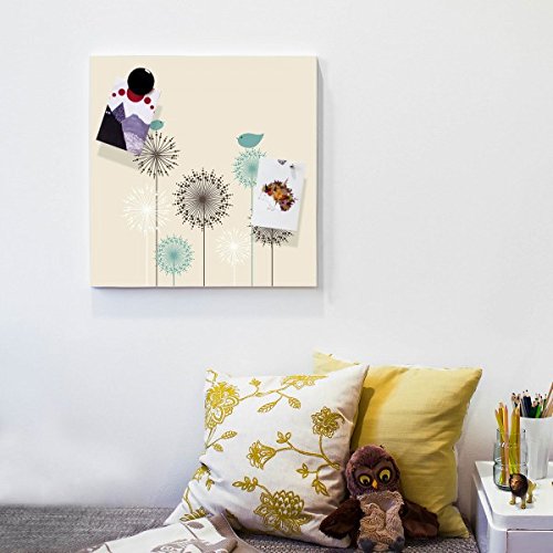 banjado – Design Magnetwand quadratisch Memoboard 50x50cm Pinnwand magnetisch mit Motiv Kugelfontänen - 4