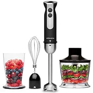 Andrew James Hand Blender 3 in 1 Set Electric with Whisk ...