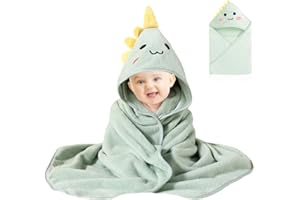 HIOQFR Asciugamano con Cappuccio Neonato 80x80 Accappatoio Neonato 0-3 Mesi Asciugamani Neonato Bagnetto Poncho Asciugamano Neonato Bagnetto Accappatoio Bambina Neonata 1 Anno Accappatoio Neonati