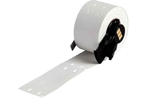 Brady PTL-12-109 TLS 2200 and TLS PC Link 0.75" Width x 3" Height, B-109 Polyethylene, Matte Finish White Tag (100 per Roll)