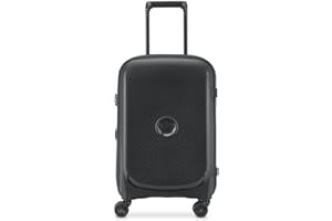 DELSEY PARIS - BELMONT Plus - Maleta de cabina rígida extensible - 55 x 35 x 27 cm - 39 litros - S - Negro