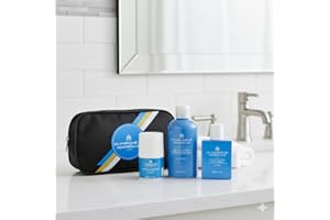 OLYMPIQUE DE MARSEILLE Coffret Cadeau OM Homme, Trousse de Toilette avec Gel Douche 250ml, Déodorant 50ml, Eau de Toilette 50ml