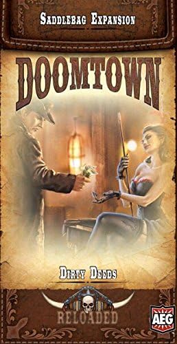 Alderac Entertainment ALD05911 "Doomtown Reloaded Expansion Saddlebag Number 7 Dirty Deeds" Board Game