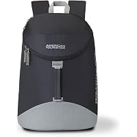 American Tourister Scamp 19 Ltrs Black/Grey Casual Backpack (FI4 (0) 09 001)