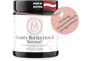 ‎MEDICUSAN Medicusan Beauty Perfection II Against Hair Loss, 300 g Keranat™ Complex with Millet, Rosemary Leaf, Gluten-Free Wheat & Sunflower Seed Oil, 165 mg Linoleic Acid, 3 mg Miliacin, 0.3 mg Ceramides, 1