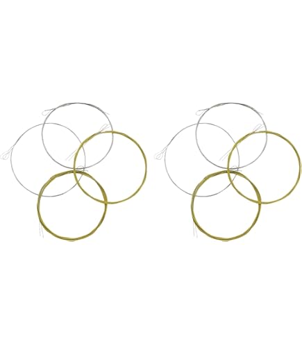 Cordes De Mandoline En Acier Inoxydable - 8 Pièces - Son Clair Et Durable