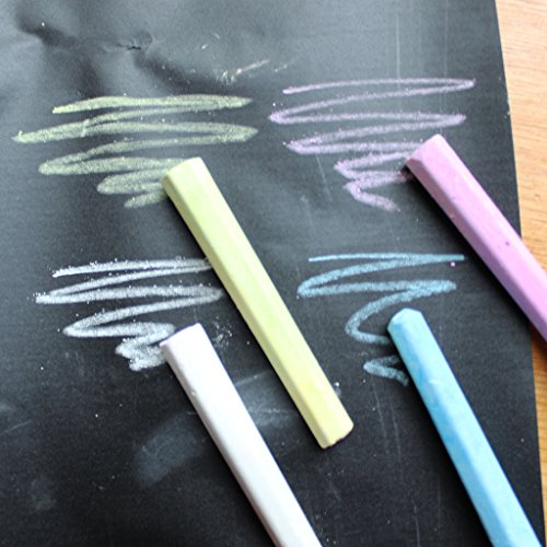 Wandaufkleber Sticker Kreidetafel Vinyl Aufkleber Wandkunst 200cmx45cm 2er Pack-KREIDE GRATIS- von Kurtzy TM - 4