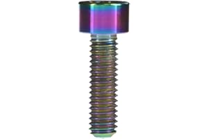 Ruifu M6 Titanium Gr5 Cap Allen head Bolt Screw 10 15 18 20 25 30 35 40 45 50 60 65mm for Bicycle Motorcycle