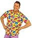 Produktbild Karneval Klamotten Hawaii Kostüm Herren Hawaii-Hemd gelb Blumen Karneval Herrenkostüm Größe 54