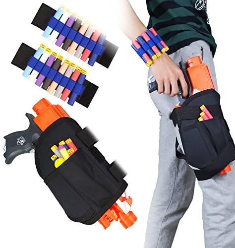 Kids Tactical Waist Bag and Dart Wrister Kit for Nerf Guns N-strike Elite Series Blaster