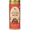 Heads Up For Tails HUFT Goat Milk Dog Cookies - Apple | Premium Gluten-Free Dog Biscuits for Puppies & Adult Dogs | Healthy Veg Dog Treats for All Breeds & Life Stages - 200 gm