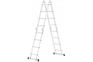 QLS HANDELS Scala pieghevole in alluminio, 4,60 m