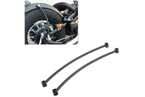 WINBST Support de Moto pour Garde-Boue arrière de Pont arrière de Garde-Boue arrière Noir rétro