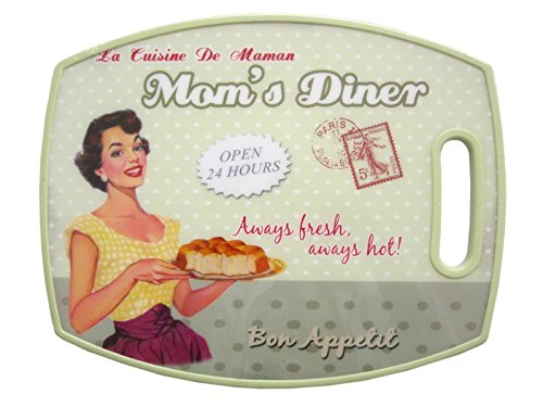 Tolles Schneidebrett Retro vintage Küchenbrett Schneidbrett, Farbe:grün