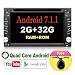 Produktbild 2 G RAM 32 G ROM Android 7.1 WIFI Modell 4-Core Doppel DIN Car DVD-Player Stereo GPS Navigation für Universal Auto mit kostenloser Kamera-Unterstützung Spiegel Link/DAB/OBD/Bluetooth/FM/AM/SD USB bis zu 128 GB