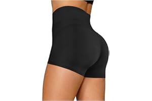 CHUMIAN Pantaloncini Sportivi da Donna Yoga Pantaloncini Corti a Vita Alta Pantaloni Corta per di Allenamento Jogging Yoga