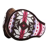 Get Your Ear Warmer - Stylish Cozy Unisex Earmuff - Snowflake Pattern,B