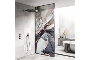 kina - RAV0054 Pellicole adesive per Vetri Rotolo Adesivo Trasparente Misura 30x200 cm Lavabile AntiGraffio Decorazione Box Doccia Finestre Uffici