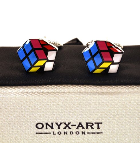Preisvergleich Produktbild Cufflinks - Rubik's Cube