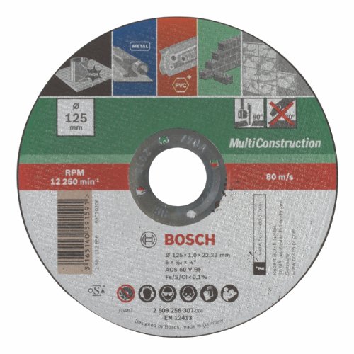 Bosch DIY Trennscheibe Multi Construction für Winkelschleifer, Ø 125 mm, gerade, ACS 60 V BF - 2