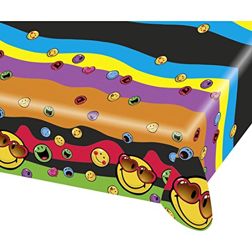 Smiley Party Deko Set Geburtstag Partydeko Emoji Partyzubehör Geburtstagsfeier Geburtstagsparty Dekoration Kindergeburtstag Raumdeko und Tischdeko Mottoparty Raumdekoration Feier Partydekoration Geburtstag Kinder