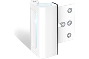 AceMining Verrou de renfort de porte résistant à 362,9 kg de force – Verrou de porte supplémentaire avec 8 vis empêchant l'entrée non autorisée, ajoute un verrou de sécurité de porte