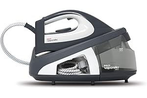 Polti Vaporella Simply VS10.12 Générateur Vapeur 6,5 BAR, Réservoir Amovible 1,5 L, Autonomie illimitée, Fonction Eco, Gris et Blanc