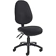Fabric Operator seating - 2 Lever Operator Chair without Arms - Black (V100-00-K) H995xW1125xD490
