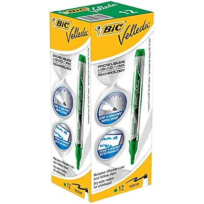 BIC Velleda VELLEDA MARKER LIQUID INK VERT 12 Unité(s)