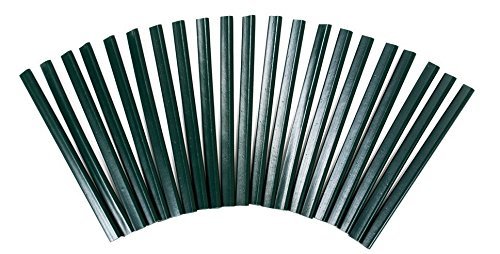 Preisvergleich Produktbild Buri 40 PVC grün Klemmleisten Sichtschutz Klemmschienen Zaunblende Doppelstabmattenzaun