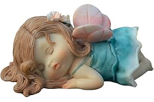 Gemmia Miniature Fairy Garden Figurine- Dreaming Fairy Statue