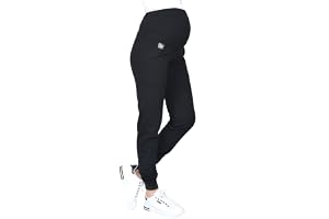 MijaCulture Casual graviditetsbyxor mammabyxor med magpanel Coco M003