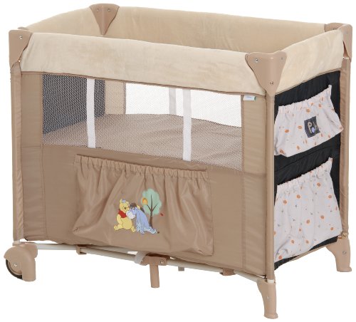 Disney Baby Pooh Doodle Dream N Care Travel Cot - Brown