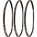 Produktbild Ivybands ® | Das Anti-Rutsch Haarband | 3-er Pack | Triple Braun Glitzer Edition | Braun Glitzer Superthin (1cm Breites) | One Size | 3x IVY133